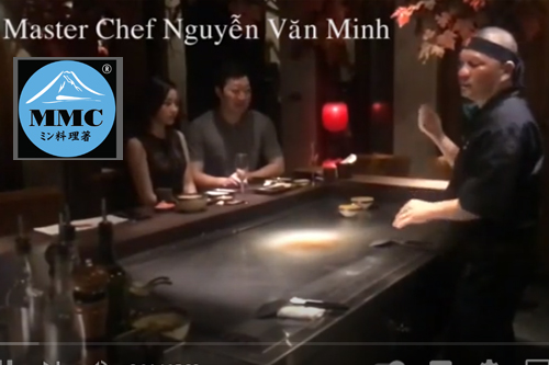 Master Chef Nguyễn Văn Minh nấu món Nhật